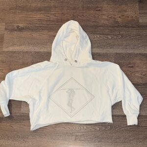 Aerie oversize Cropped Hoodie woman surfing size XS